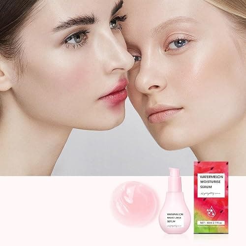 Watermelon Moisturizer Facial Serum, Hydrating Glow Priming Liquid Highlighter. thumbnail 5
