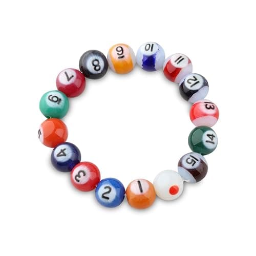 Gzrlyf 8Ball Bracelet Pool Player Playing Gift For Billiards Lover 8Ball Pool Game Fan Jewelry - Image 1