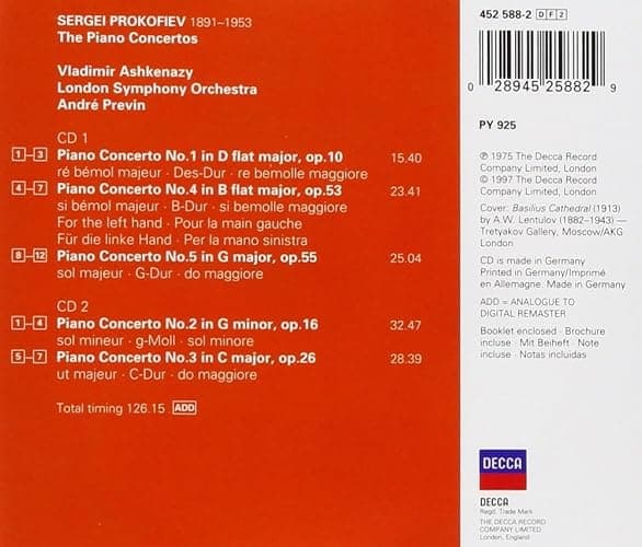 Prokofiev: The Piano Concertos 1-5 thumbnail 3
