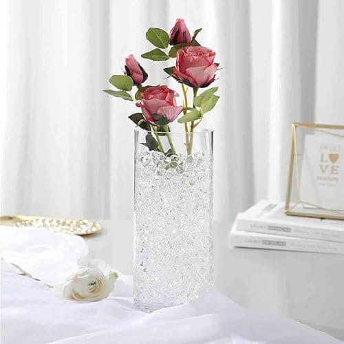 FALAMON 140,000 Clear Beads for Vases, Transparent Vase Filler, Christmas Decoration, Wedding Centerpiece, Floating Candles, Floral Decoration thumbnail 6