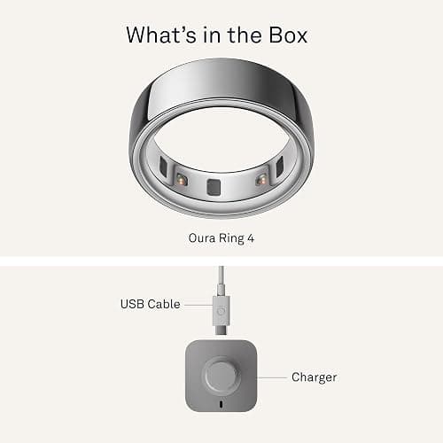 Oura Ring 4 - Silver - Size 9 - Size Before You Buy thumbnail 7