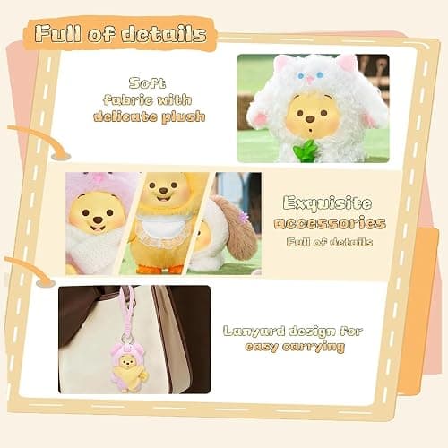 MINISO Disney Winnie The Pooh Farm Animal Series Blind Box Desktop Ornament/Hanging Ornament Winnie The Pooh Easter Gift(Random one) thumbnail 5