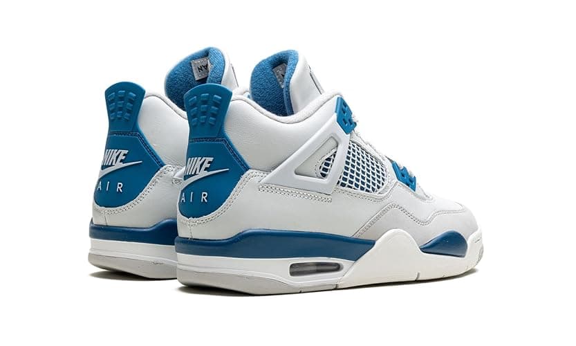 Jordan Big Kid's 4 Retro Off White/Military Blue (HF4281 141) thumbnail 3
