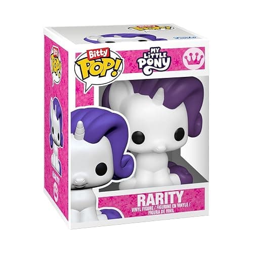 Funko Pop! Bitty: My Little Pony - Pinkie Pie, Rarity, Trixie, and Derpy - 0.9 Inch (2.2 Cm) - Cartoon Collectable - Gift Idea - Stackable Display Shelf Included thumbnail 5