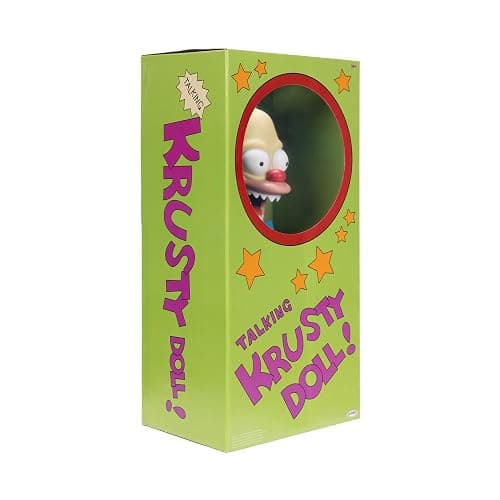 Disney The Simpsons Talking Krusty Doll Plush, 16-Inches Tall Good and Evil Krusty Pull String Doll Toy, from The Classic Treehouse of Horror III Episode thumbnail 8