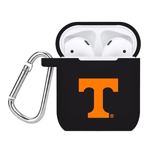 AFFINITY BANDS Tennessee Volunteers Silicone Case Cover Compatible with Apple AirPods Gen 1 & 2 (Black) - Image 1