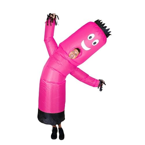LookOurWay Inflatable Tube Man Costume - Wacky Wavy Arm Guy Funny Inflatable Halloween Costume for Adults - Image 1