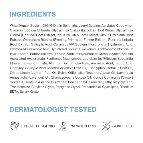 YUMU Licorice Deep Pore Facial Cleanser, for Double Cleansing, Centella Asiatica + Ceramide NP + Glycerin, Hydrating Gel Cleanser, Blackhead Remover, Korean Skincare (150ml/5.07 fl.oz.) thumbnail 8