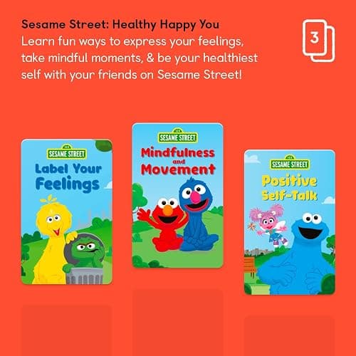 Yoto Sesame Street: Pack #1: Healthy Happy You - 3 Kids Audio Cards for Use with Player & Mini All-in-1 Audio Device, Screen-Free Listening with Fun Playtime, Bedtime & Travel Stories, Ages 3+ thumbnail 2