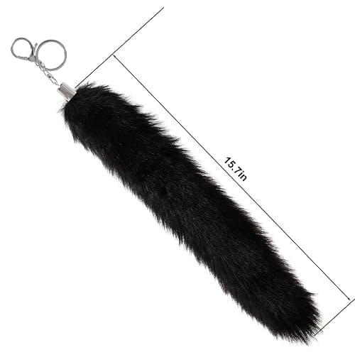Yookat Faux Fox Tail - Artificial Fur Cosplay Tail for Masquerade & Halloween thumbnail 2