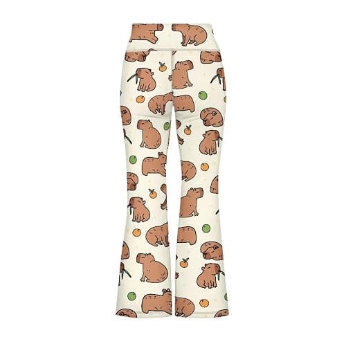 Ystardream Girls' Activewear Leggings Cute Flare Leggings for Girls Casual thumbnail 3