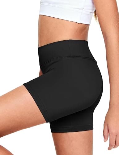 Somaibo Girls Dance Shorts Kids Bike Gymnastic Volleyball Cartwheel High Waisted Short for Youth thumbnail 4
