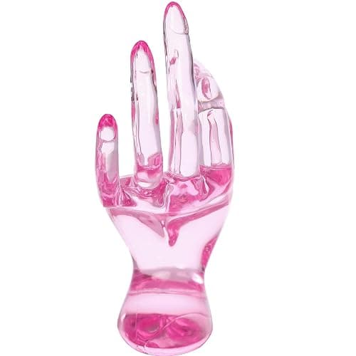 Maxsirui Hand Form Ring Holder Jewelry Display Organization Rack Bracelet Ring Watch Stand Support Aesthetic Y2k Room Decor (Pink) thumbnail 6