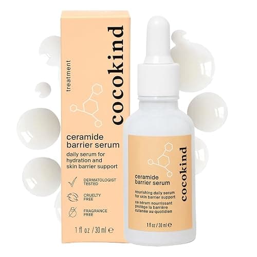 Cocokind Ceramide Barrier Serum, More Hydrating Than Hyaluronic Acid, Serum to Reduce Dryness, All Skin Types including Sensitive Skin, Fragrance Free, Cruelty Free, 1 fl oz - Image 1
