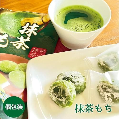 Japanese Mochi Matcha Flavor Premium Traditional Japanese Rice Cakes 130g Soft Chewy Wagashi Food Sweets Estala thumbnail 3