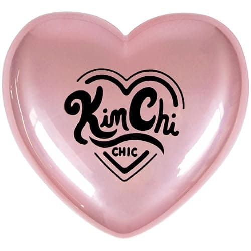 KimChiChic Beauty Thailor Blush Duo, Heart-Shaped Compact with Mirror, Buildable, Silky Matte & Shimmer Finish, Cruelty-Free Blush Palette, Pinky thumbnail 4
