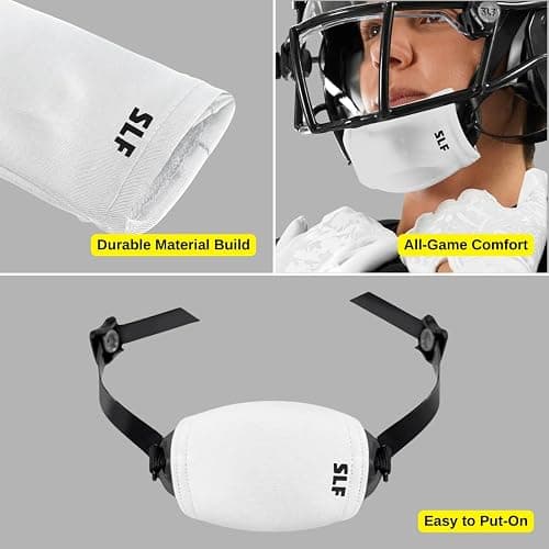 SLEEFS Football Chin Strap Cover - One Size Fits All Cushion - Shield Compatible with Virtually All Helmets - Adult and Youth thumbnail 4