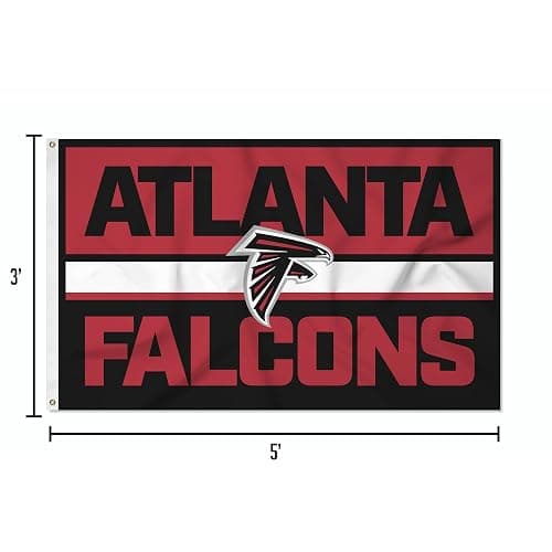Rico Industries NFL Football Bold 3' x 5' Banner Flag Single Sided - Indoor or Outdoor - Home Décor thumbnail 8
