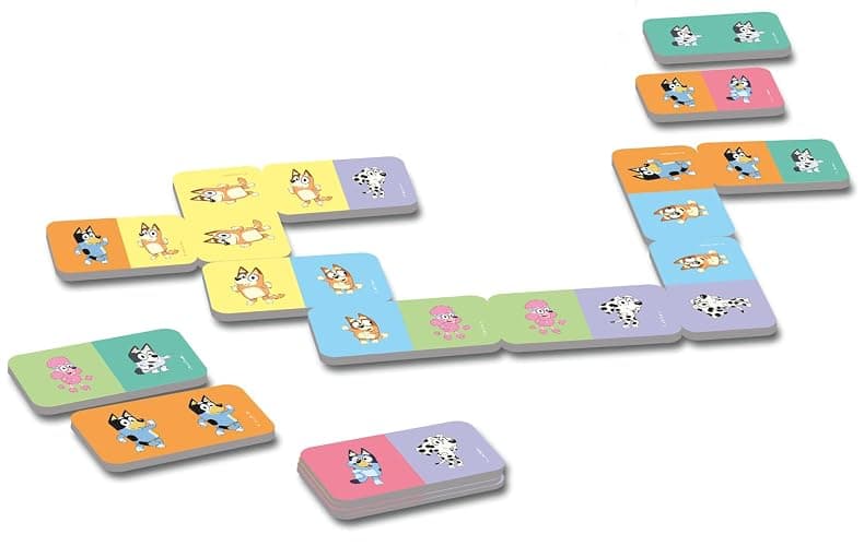 Ravensburger Mitbringspiele 24902 Bluey Domino - Le célèbre Jeu de Puzzle pour 2 à 4 Enfants de 3 Ans et Plus thumbnail 4