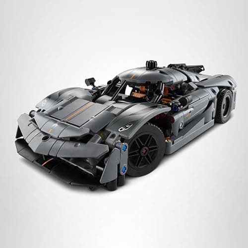 LEGO Technic Koenigsegg Jesko Absolut Grey Hypercar, Sports Car Building Set for Boys and Girls, Vehicle Racing for Kids, Buildable Model Kit, Sport Car Toy, Motor Enthusiasts’ Gift, 42173 thumbnail 8