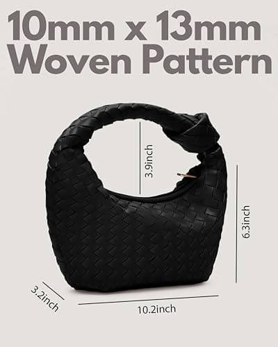 Woven Purse - Woven bags for women - Small Hobo Bags thumbnail 4