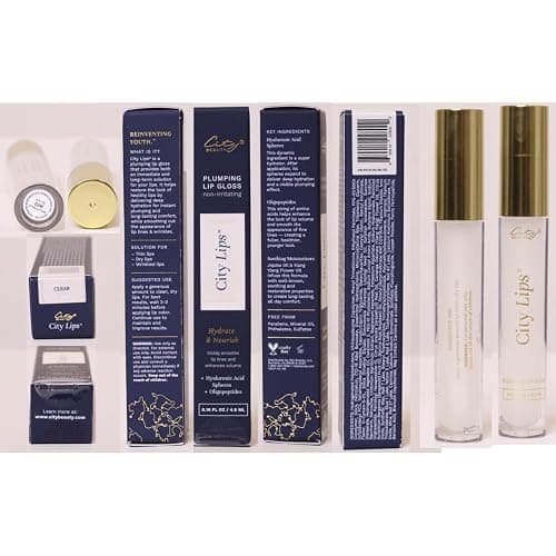 City Beauty City Lips Clear - Plumping Lip Gloss - Hydrate & Volumize - High Shine Lip Plumper - Hyaluronic Acid & Peptides Visibly Smooth Lip Wrinkles - Cruelty-Free thumbnail 8