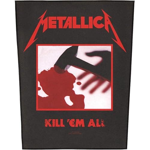 Metallica Men's Kill 'Em All Back Patch Black - Image 1