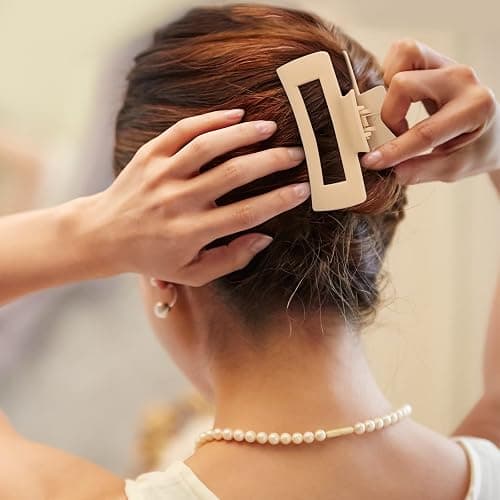 Luraseea 15 Pack Hair Claw Clips Big Hair Clips 4.1 Inch Rectangular Claw Clips for Women and Girls Non-slip Banana Jaw Clips thumbnail 6