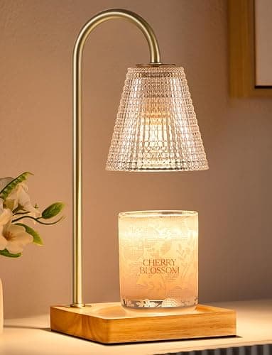 Hong-in Candle Warmer Lamp with Timer Dimmer,Birthday Gifts for Women Mom Sister,House Warming Gifts New Home Room Decor,Vintage Wax Warmer for Scented Wax Jar Candles - Image 1