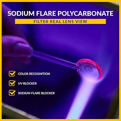 Polycarbonate Sodium Flare Glass Working Spectacles - Safety Frame with Permanent Side Shields thumbnail 3