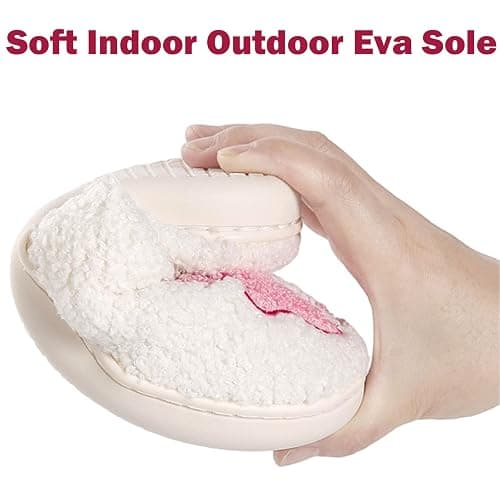 HIPINISS Womens Mens Slippers Retro Memory Foam Cute Cartoon Plush Fluffy Warm Fur Lined slippers Indoor House Home Winter Shoes thumbnail 7
