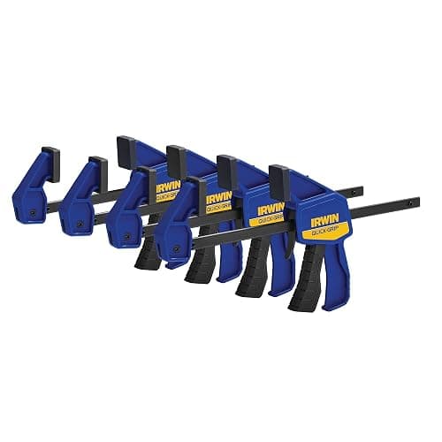 IRWIN QUICK-GRIP 1964758 One-Handed Mini Bar Clamp 4 Pack, 6" thumbnail 3