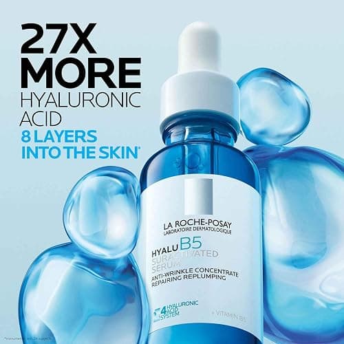 La Roche-Posay Hyalu B5 Suractivated Hyaluronic Acid Serum for Face, Vitamin B5 + Hyaluronic Acid + Glycerin, Hydrating Serum Visibly Plumps Skin, Sensitive Skin Safe, Anti Aging, Oil-Free thumbnail 2