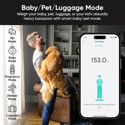 Wyze Scale Ultra, Smart Scale with 4.3" Color Display, Digital Bathroom Scale for Body Weight BMI Muscle Mass Composition, Wi-Fi & Bluetooth Body Fat Scale with Heart Rate- White thumbnail 4