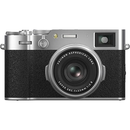FUJIFILM X100VI Digital Camera (Silver) (16821822) + 2 x 64GB Card + Card Reader + 2 x NP-W126 Battery + Charger + LED Light + Photo Software + Carry Case + Flex Tripod + Memory Card Wallet + More thumbnail 2
