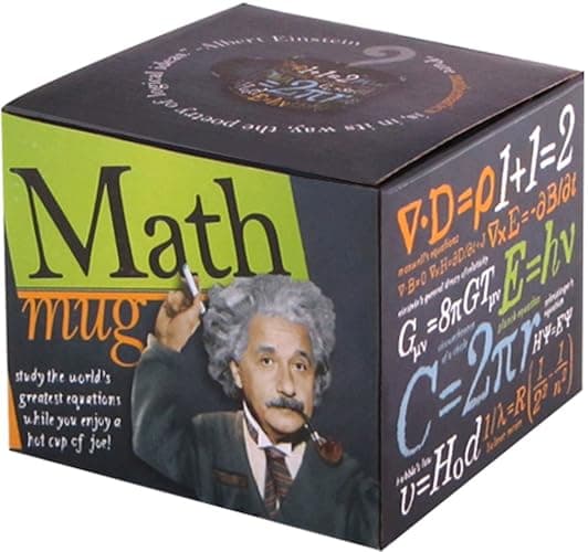 The Unemployed Philosophers Guild Math Mug - Sip Your Coffee While Learning Famous Mathematical Formulas and Equations, Comes in a Fun Gift Box, 14oz thumbnail 5