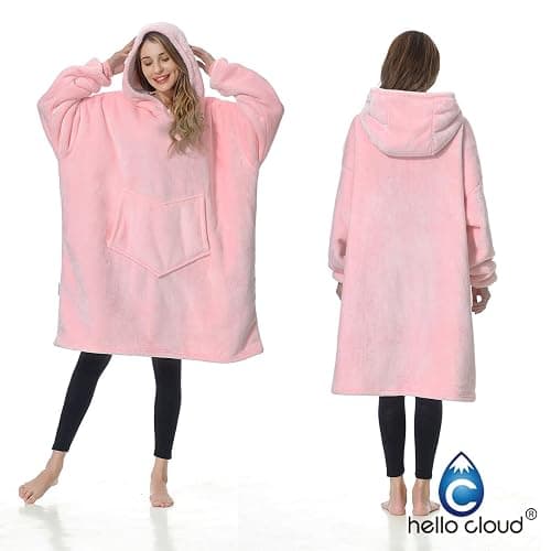 C hello cloud Oversized Hoodie Blanket, Wearable Blanket sweatshirt, Ultra Soft Sherpa Fleece Comfy Snuggle Hoodie thumbnail 7