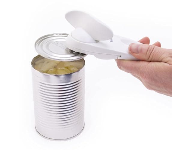 Starfrit Little Beaver Can Opener - Safe - Holds Lid and Leaves No Sharp Edges on Lid - Comfort Grip - 3-Year Warranty - White thumbnail 7