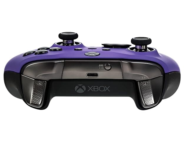 Xbox Elite Series 2 Custom Soft Touch Controller - Soft Touch Feel, Added Grip, Vibrant Purple Color - Compatible with Xbox One, Series X|S thumbnail 3