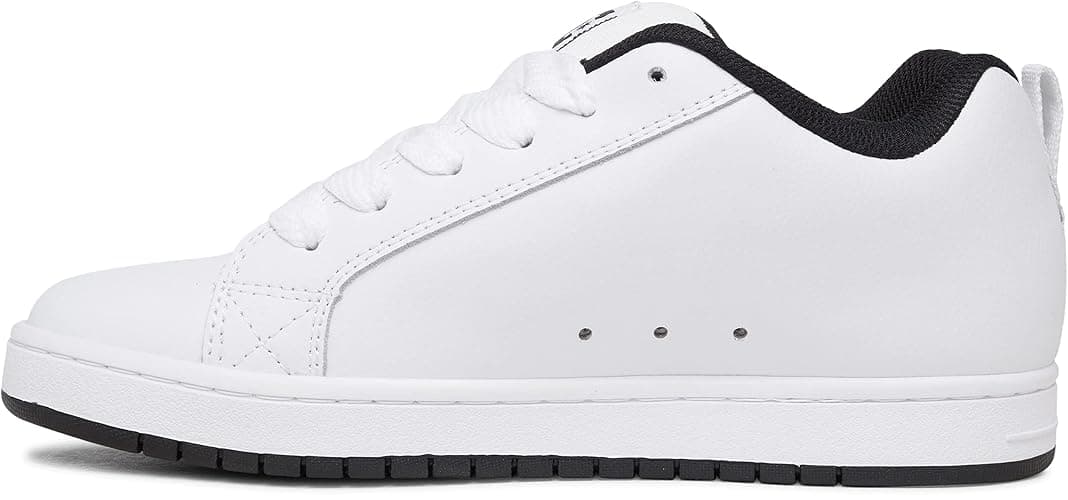 DC Men's Court Graffik Casual Low Top Skate Shoe Sneaker thumbnail 4