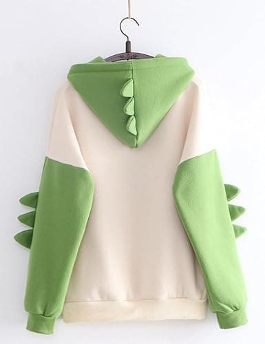 Blamplud Dinosaur Hoodie Cute Kawaii Pullover Hooded Sweatshirt For Womens Teengirls thumbnail 2