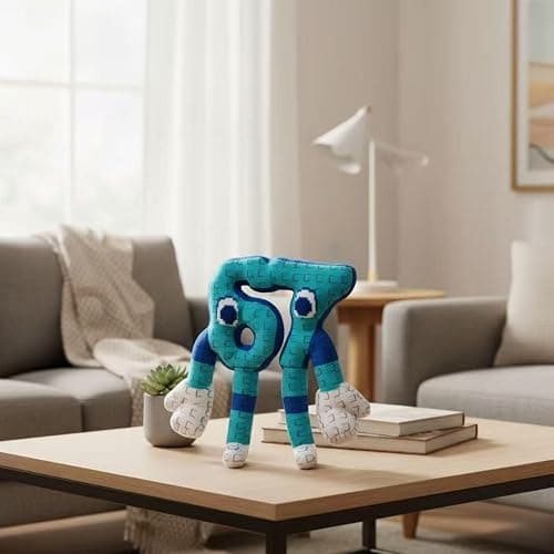 Brainrot 67 Plush, Italian Brainrot Six Seven,10 inch Blue Style thumbnail 5