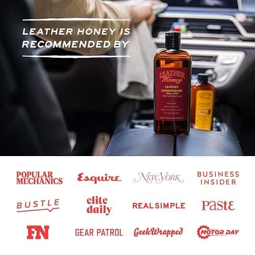 Leather Honey Leather Cleaner Spray: UV Protectant, Non-Toxic & Made in the USA Since 1968. Cleans & Protects Leather, Faux & Vinyl - Couches, Car Seats, Purses, Shoes, Bags & Tack. Safe for Any Color thumbnail 7