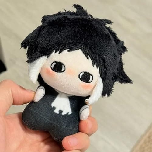 YLQANONG BSD Pillow Figure Dazai Osamu/Nakahara Chuuya/Akutagawa Ryunosuke Anime Soft Pillow Cushions BSD Anime Figures Bag Pendant 10CM thumbnail 3