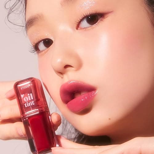 ETUDE Dear Darling Oil Tint #4 Sweet Apple 4.2g | High Moisturizing and Strong Hydrating Lip Oil/Lip Gloss | Smooth and Moist Lips | Non-Sticky Lip Oil Tint For Dry Lips | K-beauty thumbnail 9