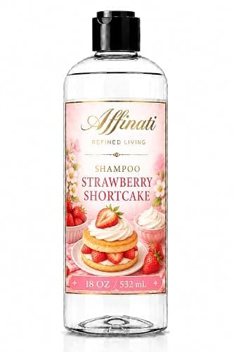 Affinati Strawberry Shortcake Shampoo & Cleanser – Very Fragrant, 18 oz - Image 1