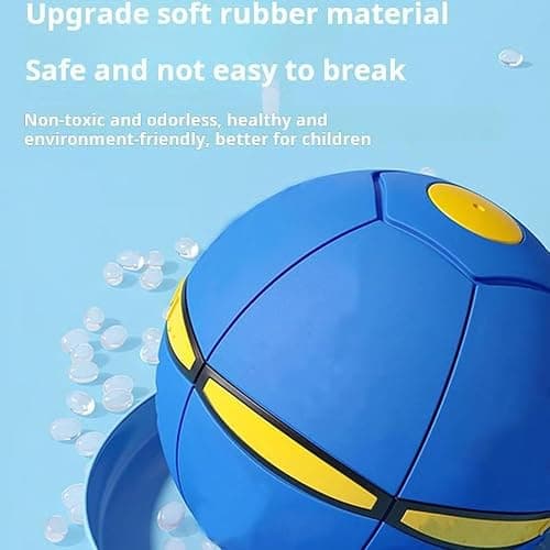 Genérico Pelota Saltarina para Niños, Gracioso Metaball Mágico, Platillo Volador Magic Metaball con 6 Luces, Children's Bouncing Ball para Interacción Entre Padres E Hijos, (Green) thumbnail 3