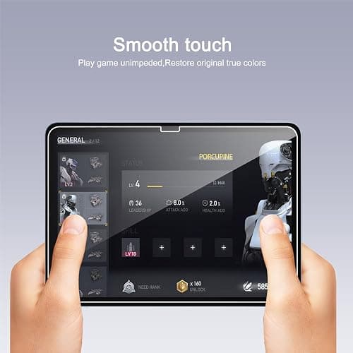 Ailun Screen Protector for iPad Pro 11 inch 2025/2024 [6/5th Generation M5/M4], iPad Air 11 Inch 2025/2024 [7/6th Generation M3/M2],Tempered Glass Face ID Apple Pencil Compatible Case Friendly 2 Pack thumbnail 6