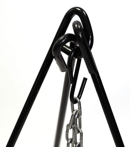 Cuisiland Camping Tripod Campfire Cooking Dutch Oven Tripod Adjustable Grill Tripod for Outdoor Campfire Cooking Camping, Picnic thumbnail 4