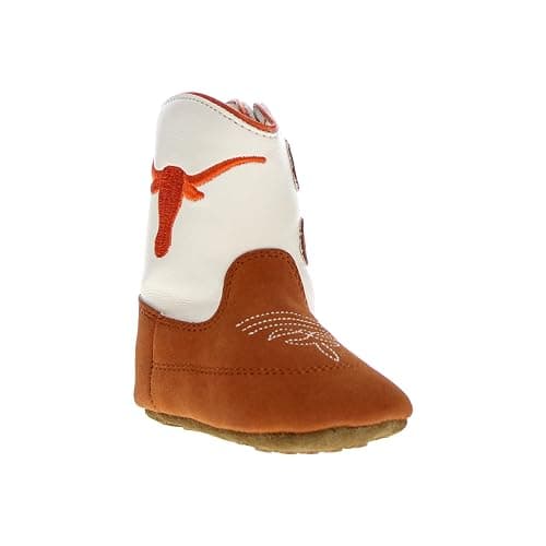 Vaccari Charlie Baby Boys Girls NCAA Athletics Embroidery Soft Sole Western Infant Cowboy Boots - Image 1
